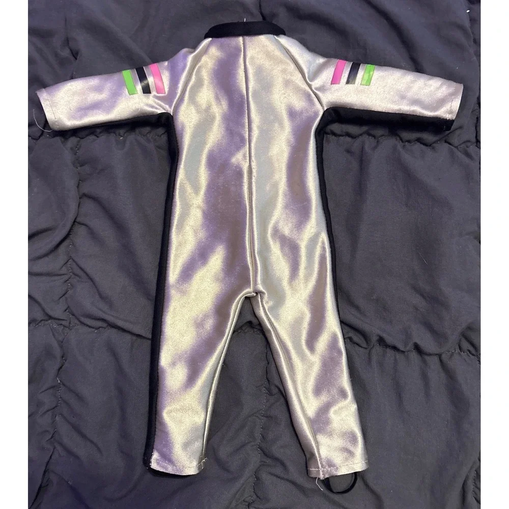 Pleasant Company American Girl Athlete Downhill Racer Silver Ski Suit 1996